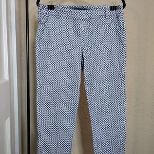 Donna Ricco Mid/Low Rise Ankle Pants